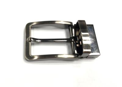 Brushed Gunmetal Zinc Alloy Replacement Belt Buckle For 35mm Wide Strap