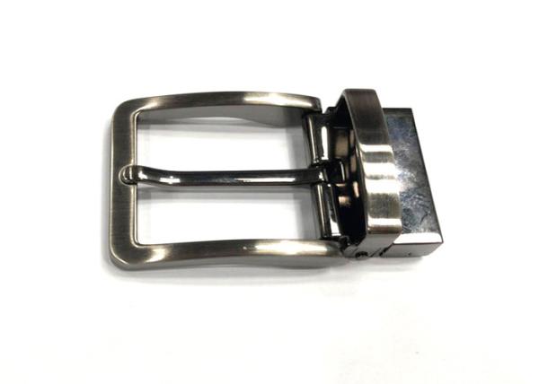 Brushed Gunmetal Zinc Alloy Replacement Belt Buckle For 35mm Wide Strap