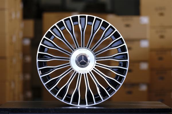 Car Black Machine Face Rims 19X8.5 19 Inch Forged Rims For 2021 MAYBACH S680