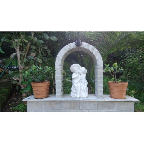 Italian Garden stone white marble statues, white marble park stone sculptures ,China stone carving Sculpture supplier