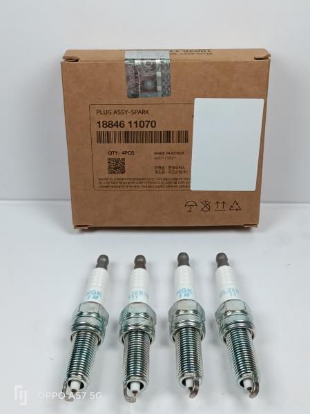 18846-11070 Auto Spark Plugs 4Pcs For HYUNDAI ELANTRA SANTA FE KIA FORTE SOUL
