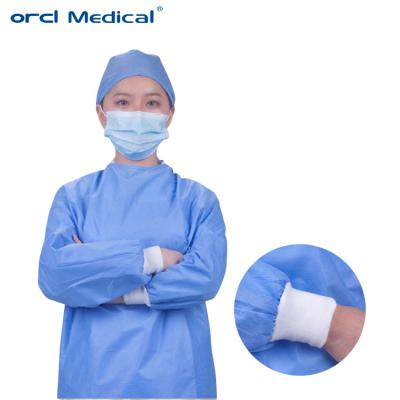 AAMI LEVEL 123 Vestido de isolamento de EPI cirúrgico, uniforme descartável não tecido