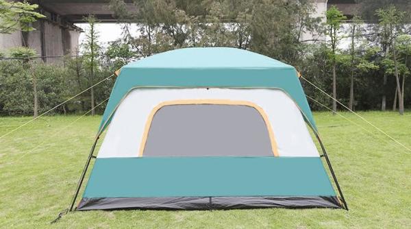 8 to 12 person Tent Triple Camping Tent Three Rooms Family Camping Tents Well-ventilated Waterproof (HT6100)