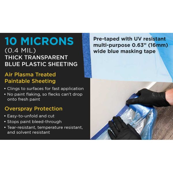 Automotive Roll Masking Film set, Painting Tray kit, Pre-Taped, Sheeting Covering, Car Furniture Protection Cover