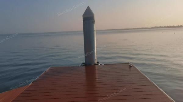 6061 T6 Aluminum Gangways Waterproof WPC Decking Aluminum Marine Dock Ramps