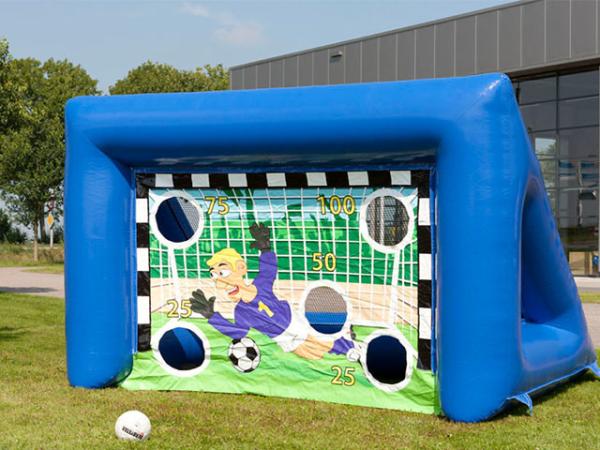 O Portable inflável exterior dos jogos dos esportes caçoa o objetivo inflável do futebol do futebol