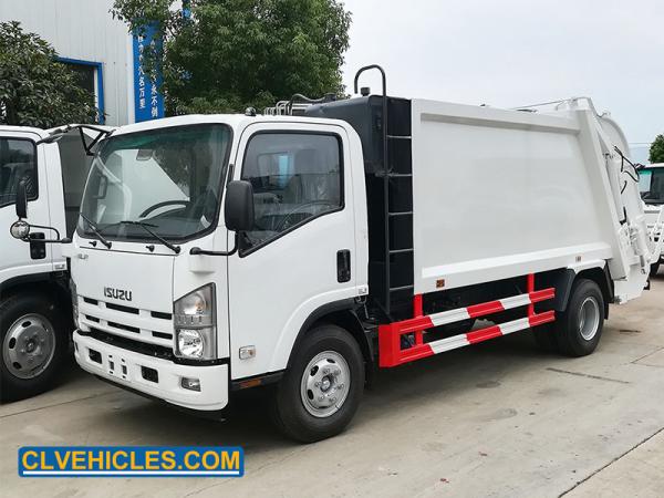 700P 190hp ISUZU Garbage Truck Compressed Rubbish Power Steering