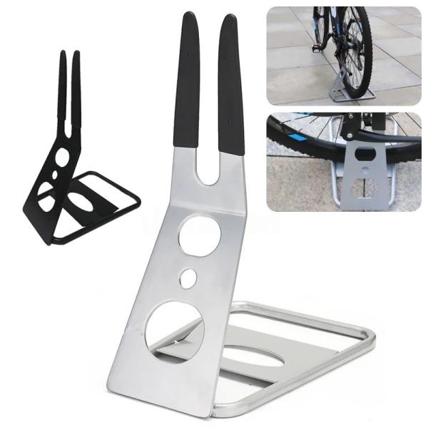 Salão de estar Ferro Bike Rear Wheel Holder Stand Base para 26-29 polegadas Mountain Road Bikes