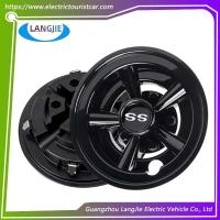 Parties de couverture de plaquette de roue circulaire noire Yamaha