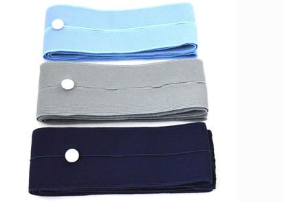 Disposable Fetal Heart Monitor Belts Nylon Spandex Material Blue Navy Color