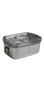 Mess Tin Camping Bento Box ornaments Camping Cookware Kit Lunch Container Steaming Rack Set with Storage Bag Picnic
