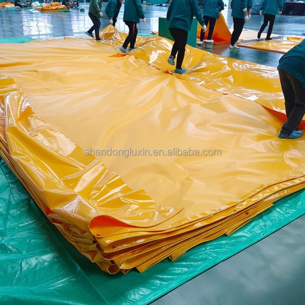 Waterproof PVC Coated Heavy Duty Tarpaulin Canvas Tarp for Industrial Strength