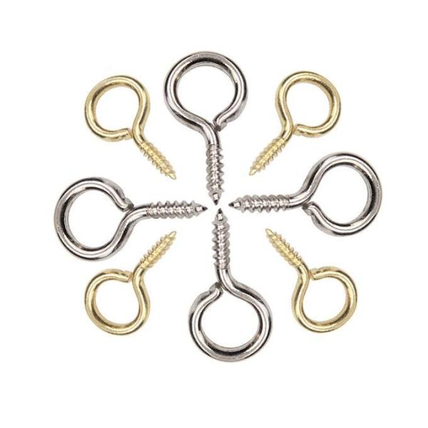 6 Inch Wood Screw Thread Eye Bolts Wind / Weather Resistant Architectural Decoration