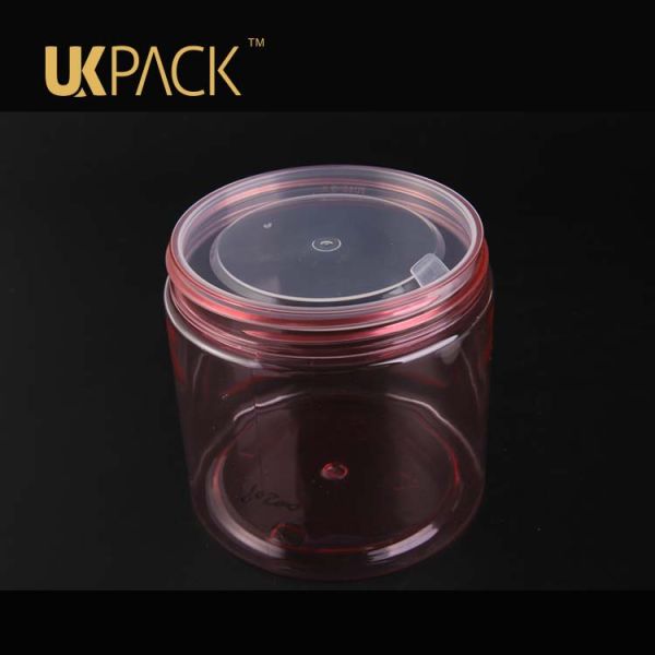 UKC49 emballage cosmétique en plastique de pot cosmétique vide d'ANIMAL FAMILIER de la grande capacité 200ml 300ml 500ml