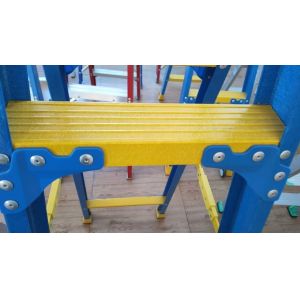 Electric Insulation High Strength Fiberglass Ladders For Multipurpose