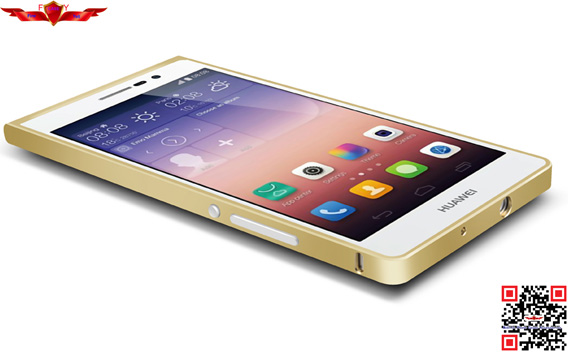 Fashion Design Ultra Thin 0.7MM Aluminum Bumper For HUAWEI P7 Multi Color Gift Box Yes