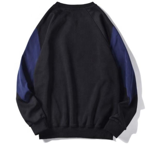 Oversized Plain Blank 7.5oz Sweatshirt Street Style Black Men'S Sweatshirt