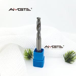 3mm-20mm 2 フルートカービッドドリルビット 外部冷却剤 鋼チタンのためのCNC金属ドリル
