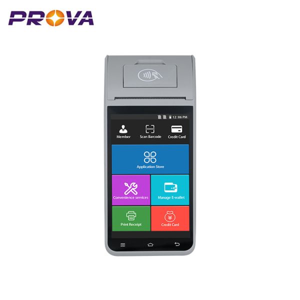 Android 5.1/7/9 Smart Pos Payment Terminal With 2D Barcode Scanner