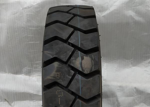 Durable 6.00-9NHS Pneumatic Forklift Tires , Solid Rubber Forklift Tires With Deep Tread