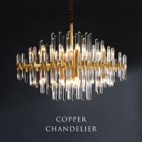 O vidro de suspensão reveste Crystal Pendant Light Ra 80 110lm