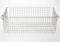 Stockage en acier inoxydable panier de filet tissé style rustique panier à rouleaux pour la décoration intérieure panier en treillis métallique personnalisé