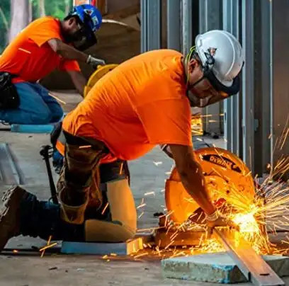 Дополнительное длинное кожаное сваривая колено перебранок огнезащитное сваривая прокладывает теплостойкую крышку ноги деятельности сварщика