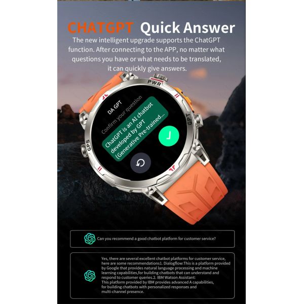Reloj inteligente deportivo profesional con seguimiento de actividad física, resistente al agua 3ATM, llamadas BT, GPS, AMOLED, 650 mAh