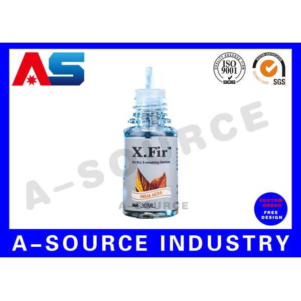 O líquido privado à moda de E etiqueta a etiqueta do vinil que imprime CMYK colorido