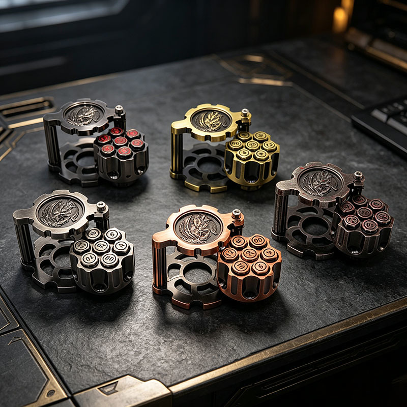 3D Dragon Relief Metal Dice Spinner with 374g Heavyweight Zinc Alloy and Sliding Hidden Compartment for RPG Games