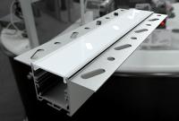 o perfil quadrado do emplastro do diodo emissor de luz de 75*35mm anodizou o canal do diodo emissor de luz do Drywall da liga de alumínio