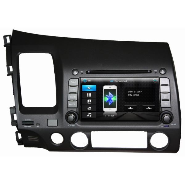 Ouchuangbo Car Stereo Radio GPS Navigation for Honda Civic (left) 2006-2011 DVD Player USB iPod UI interface OCB-7035A