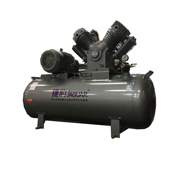1560*720*1300 250kg 10HP JAGUAR Air Cooled Industrial Quiet Piston Air Compressor
