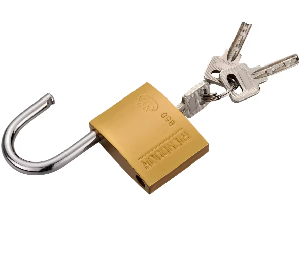 ISO9001 Indoor 40mm Brass Padlock Keyed Alike ODM