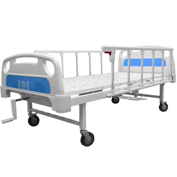 Economic Single Function Adjustable Medical Clinic Furniture Metal Folding Manual Patient Hospital Bed Manufacturers
