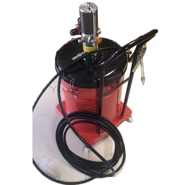 10 Gallon 40l Air Operated Grease Pump , Rotary Grease Transfer Pump