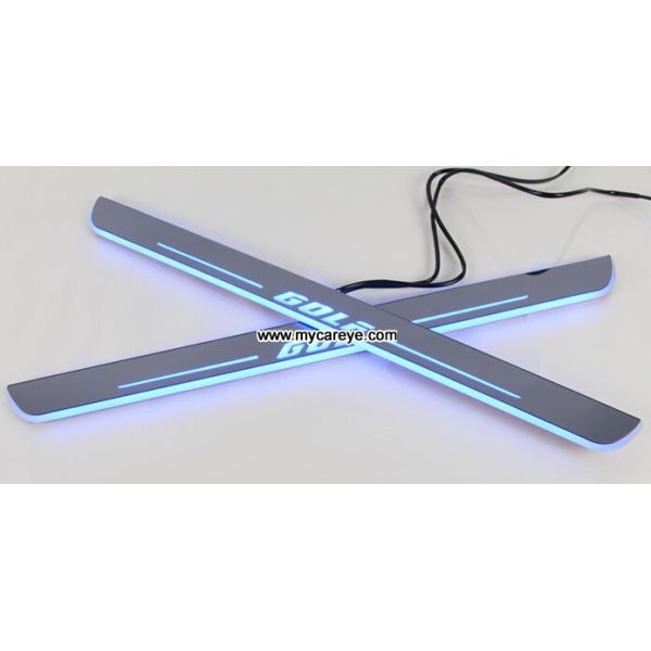 Volkswagen VW Golf Water proof Welcome pedal auto light sill door pedal
