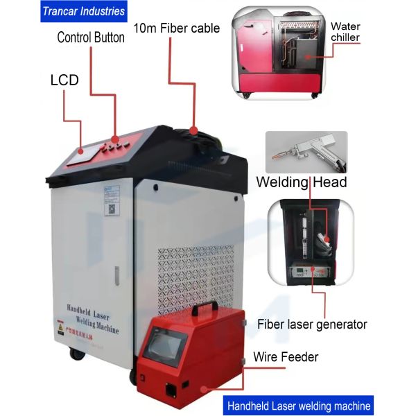 1500W 2000W 3000W Handheld Fiber Laser Welding Machine