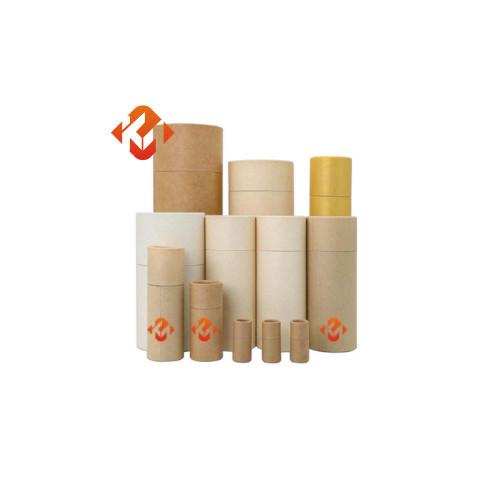 Colorful Paper Tube Cosmetic Packaging Makeup Brush Portable For Travel