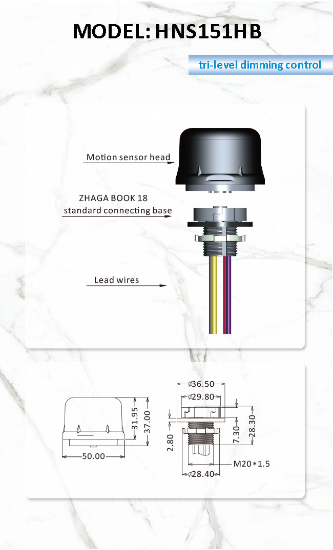 30mA 0-10v Приглушение 12V PWM Highbay Движение датчик водонепроницаемый