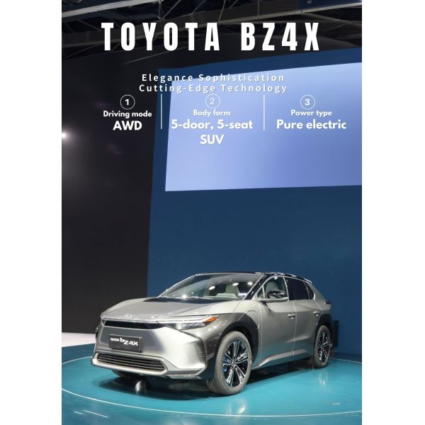 2024 2023 Toyota Bz4X Auto SUV Petite automobile Véhicule à énergie de dépôt