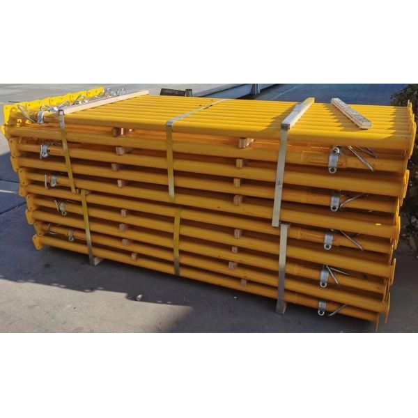Customizable Shore Props With 120*120*5/6mm Plate 48mm/60mm/76mm Outer Tube Diameter