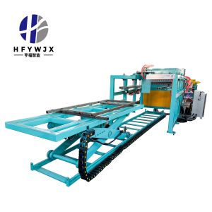 Heavy Duty Coil Straightening Cutting Machine 7.5kW Servo Motor and PLC Control