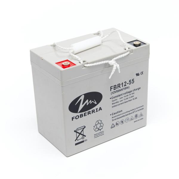 Sealed Lead Acid Rechargeable Battery 12v 55ah For Scooter / UPS