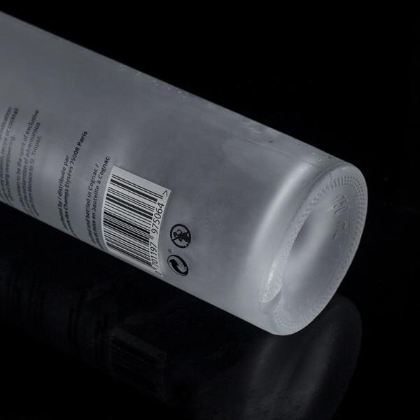 Forma clássica 700ml 750ml Frito Botão de Vidro de Vodka Aplique para Embalagem de Bebidas