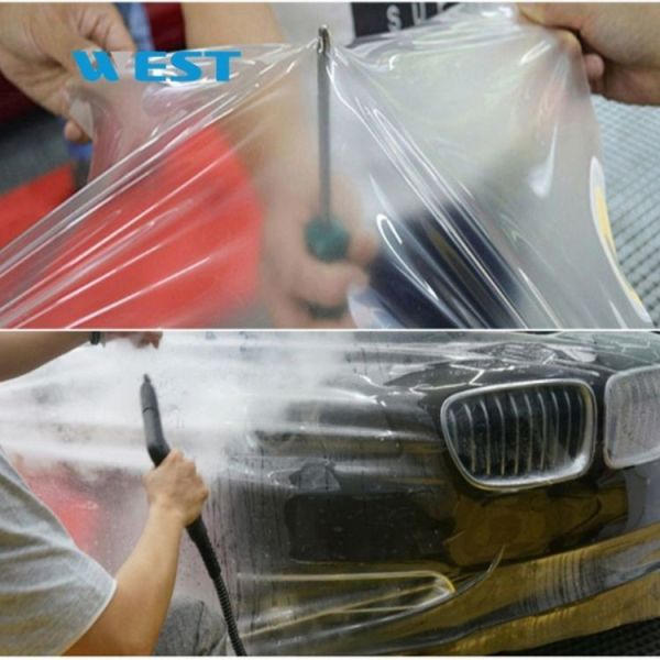 Película protectora de pintura para automóviles resistente a los arañazos TPU Película protectora transparente para automóviles