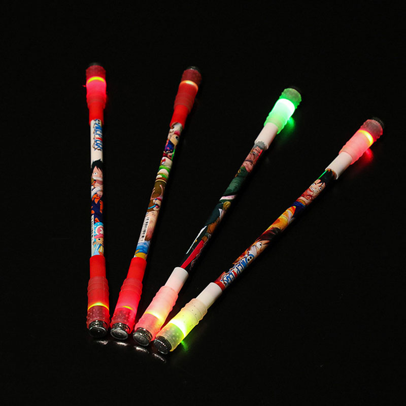 Новинка Led Light Spinner Pen Fingertip Illumination Decompression Gyro Бизнес шариковой ручка