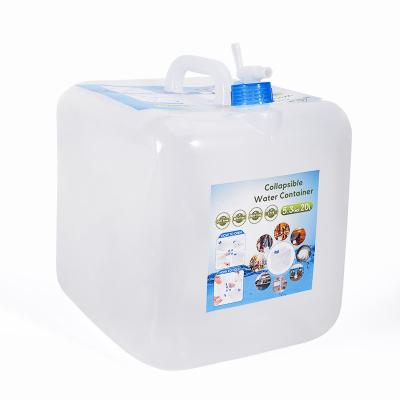 5L 10L 15L 20L BPA livre LDPE tanque de água potável com torneira portátil e transparente