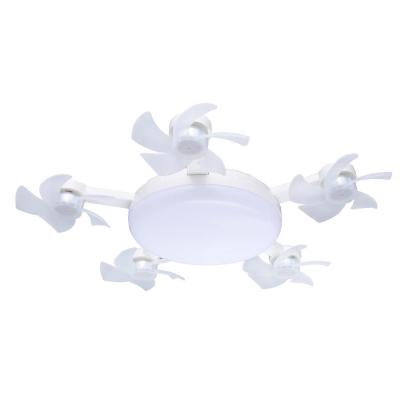 4 Heads Fan LED Light Drone-Shaped Remote Control Indoor Bedroom AC 85-265V Ceiling Fan Lamp