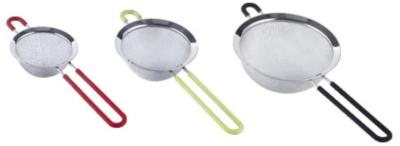 Kitchen uses conical premium stainless steel fine mesh food sieve strainer with handle